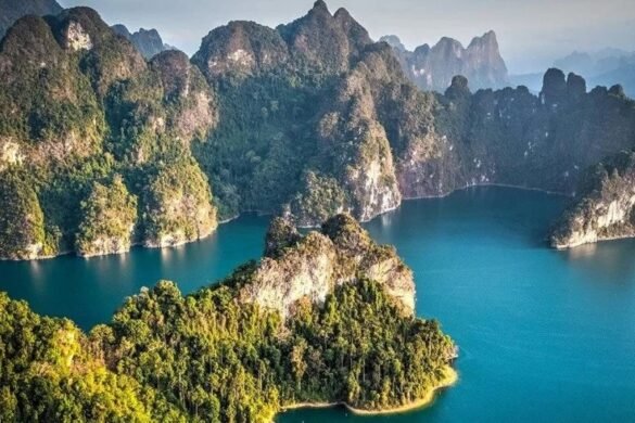 Khao Sok nacionalinio parko Cheow Lan ezeras Tailande